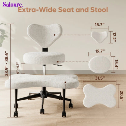 Saloure™ - Ergonomic Cross-Legged chair