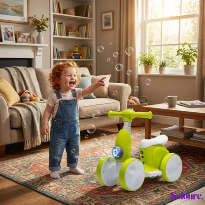 Saloure™ - Baby Balance Bike With Bubble Machine