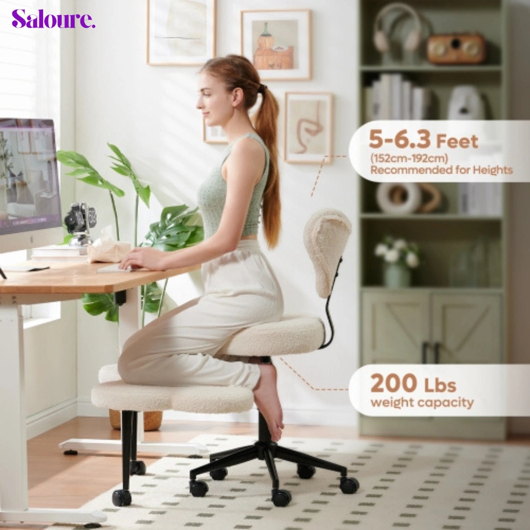 Saloure™ - Ergonomic Cross-Legged chair