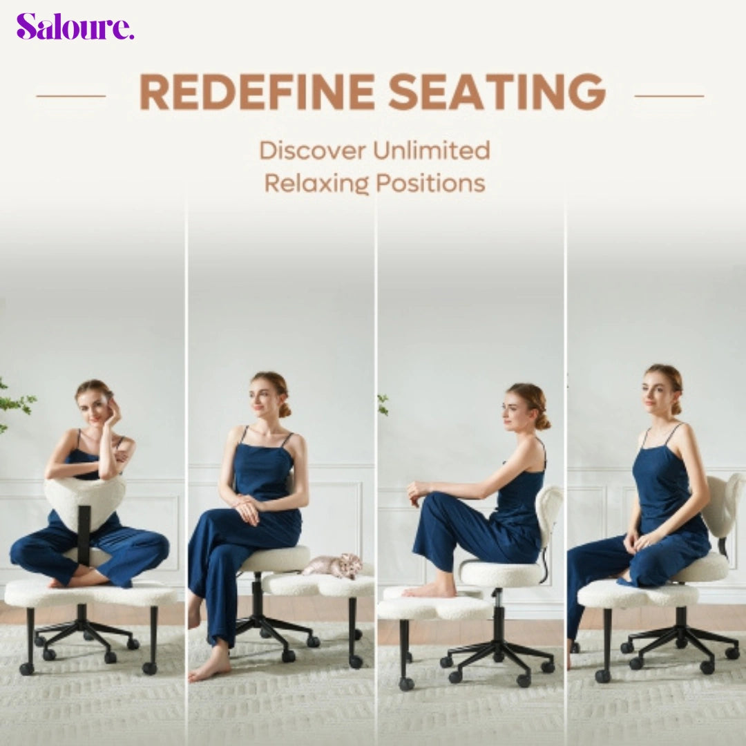 Saloure™ - Ergonomic Cross-Legged chair