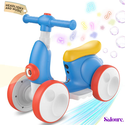 Saloure™ - Baby Balance Bike With Bubble Machine